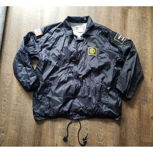 National Patrol Mens 2XL  Security Officer Lightweight Windbreaker